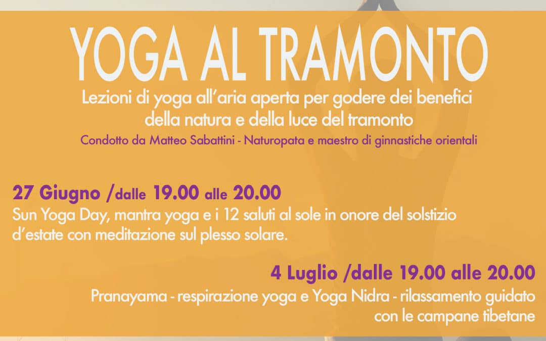 Yoga al tramonto