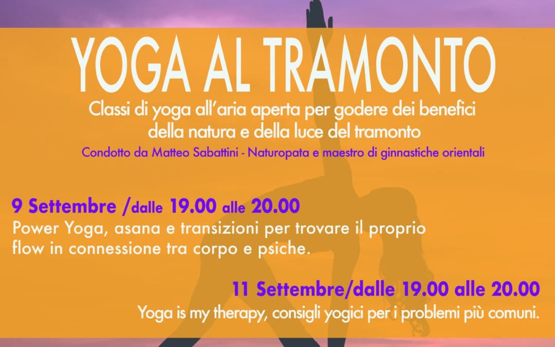 Yoga al tramonto